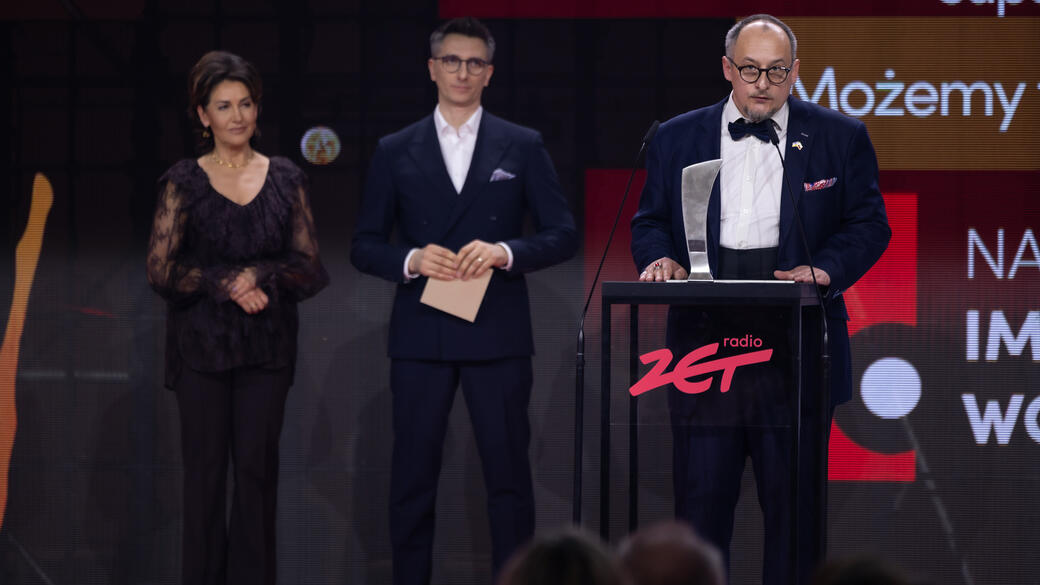 Michał Przedlacki z Nagrodą Woyciechowskiego 2025