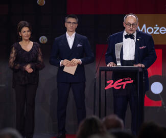 Michał Przedlacki z Nagrodą Woyciechowskiego 2025